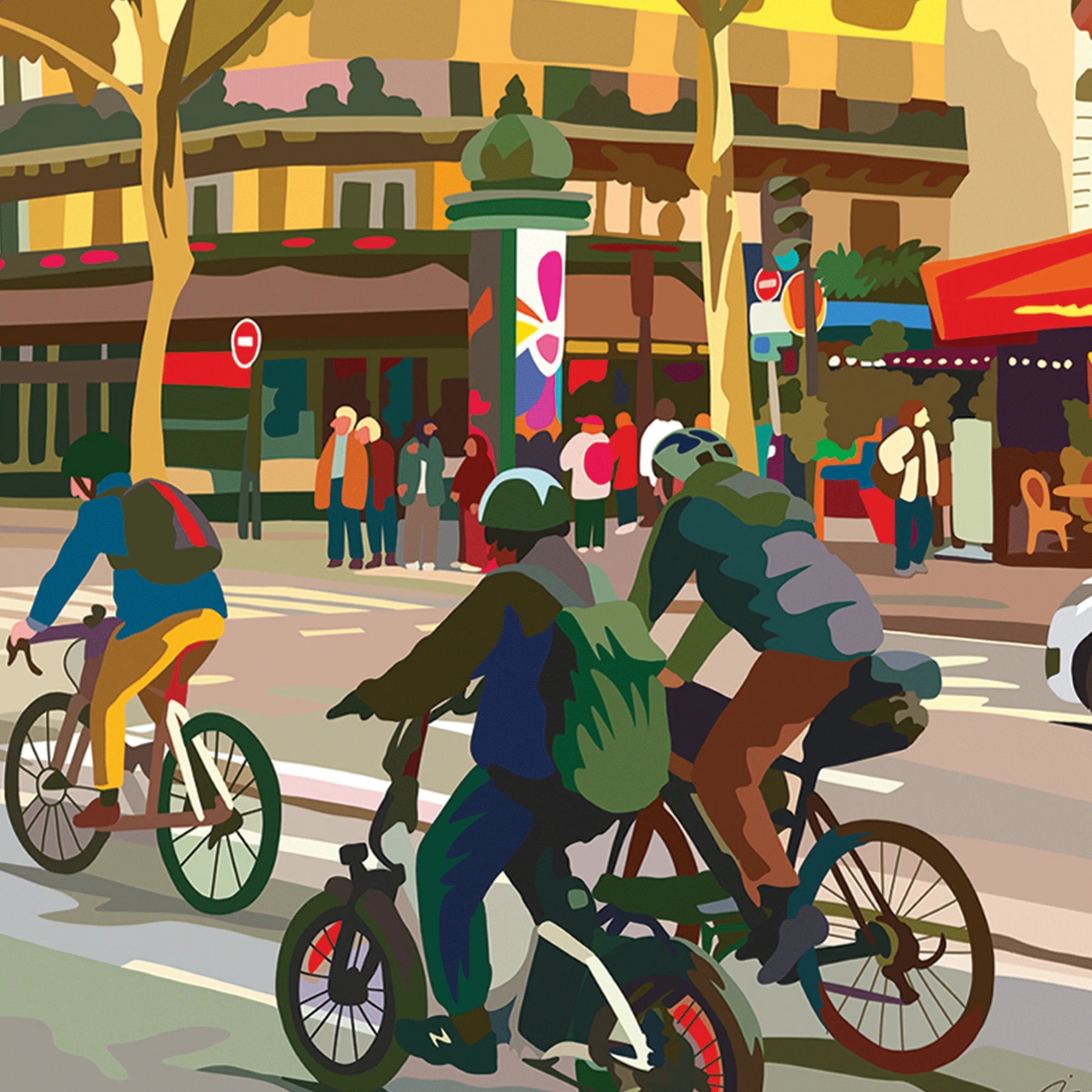 “Cyclisme à Paris -B2 size-”